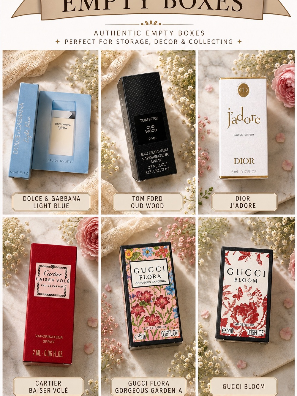 Empty scent boxes 🥸